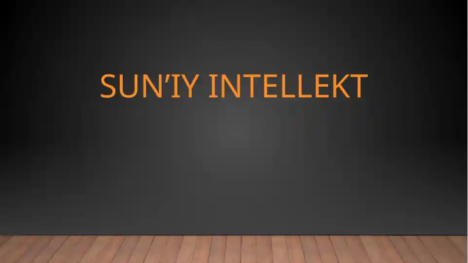 Sun’iy intellekt