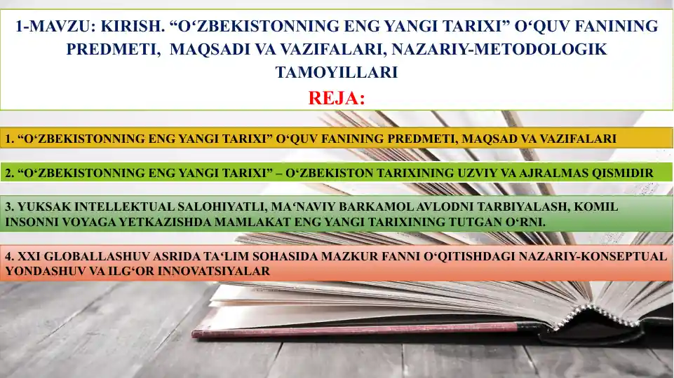 O‘zbekistonning eng yangi tarixi