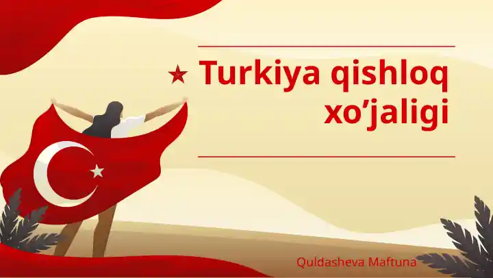 Turkiya qishloq xo'jaligi