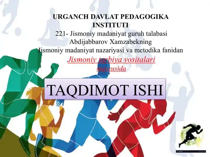 Jismoniy tarbiya vositalari