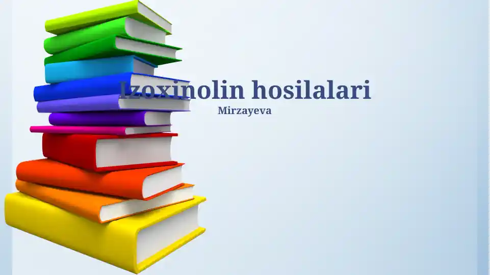 Izoxinolin hosilalari