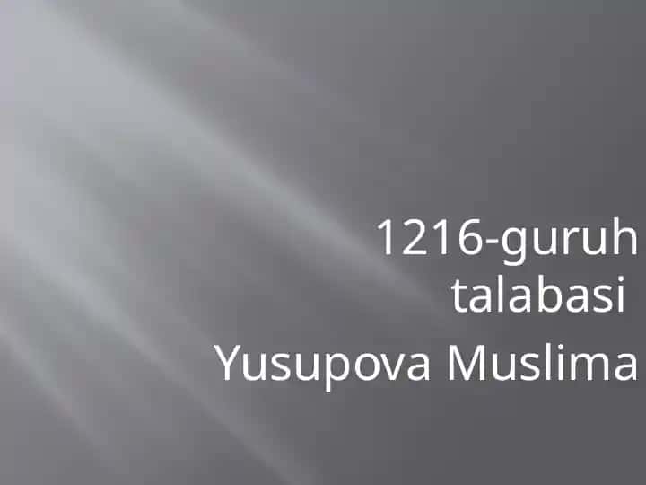 Ichimliksuvining laboratoriya nazorati