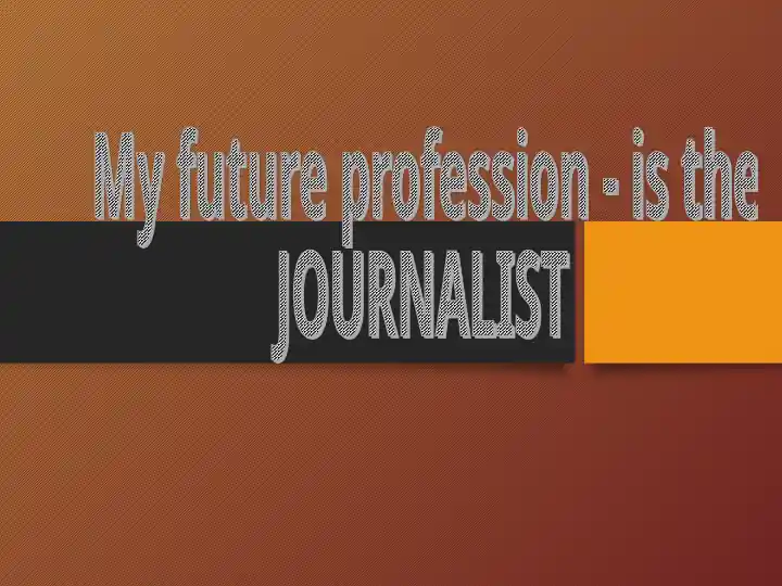 JOURNALIST