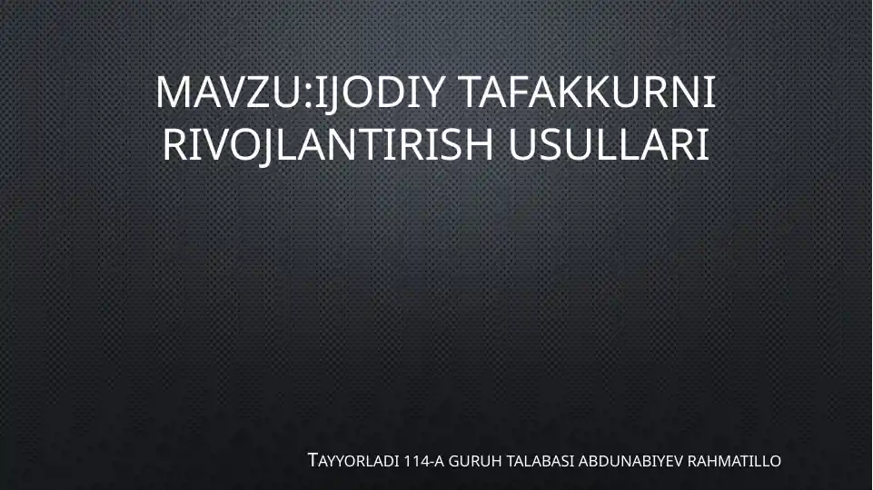 Product slide 1