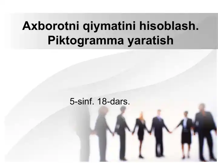 Axborotni qiymatini hisoblash