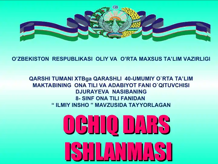 Ilmiy insho