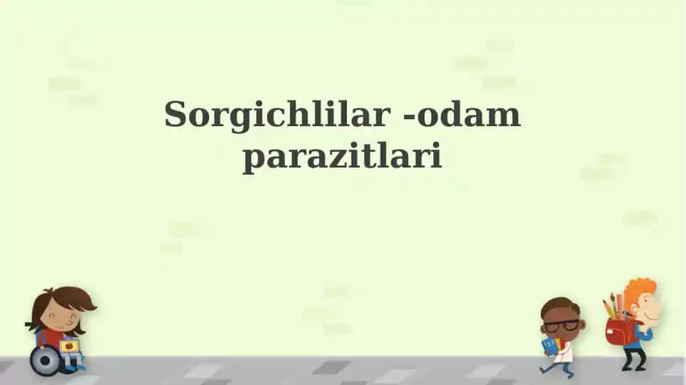Sorgichlilar-odamparazitlari