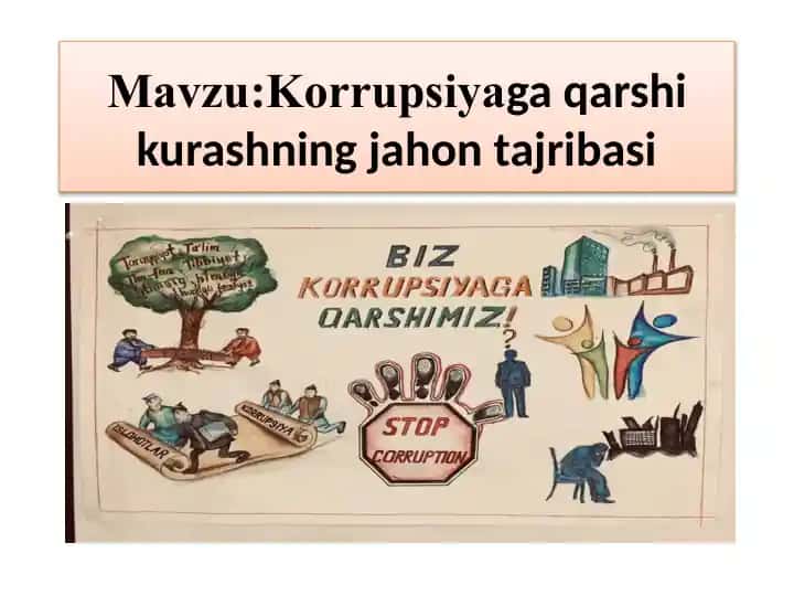 Korrupsiyaga qarshi kurashning jahon tajribasi