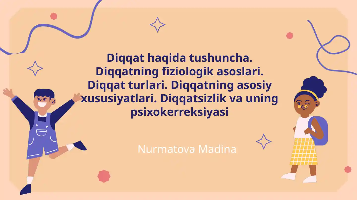 Diqqat haqida tushuncha