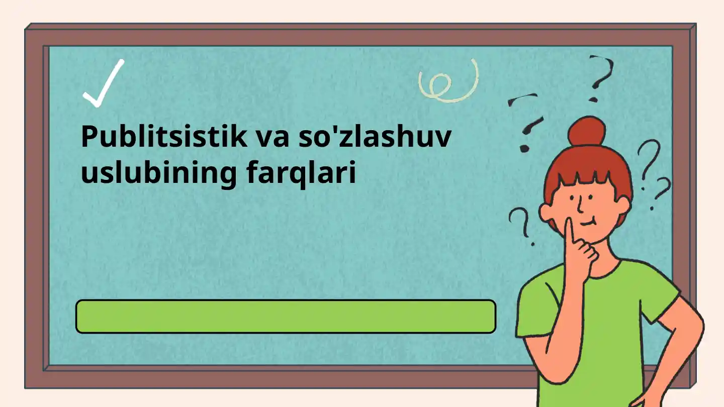 Publitsistik va so'zlashuv uslubining farqlari