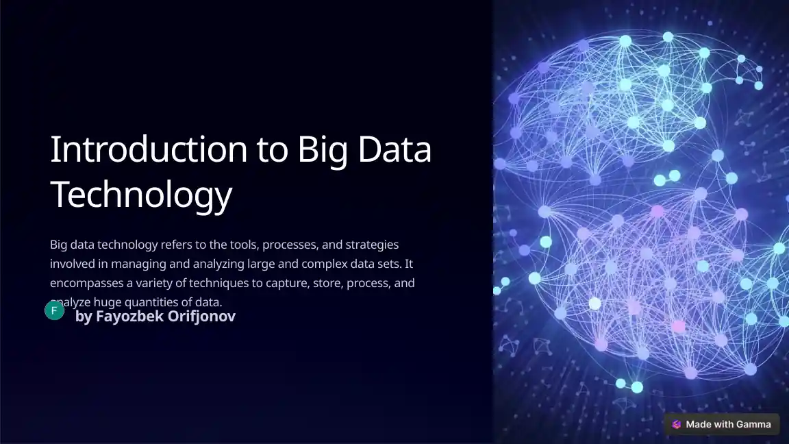 Introduction to Big Data Technology