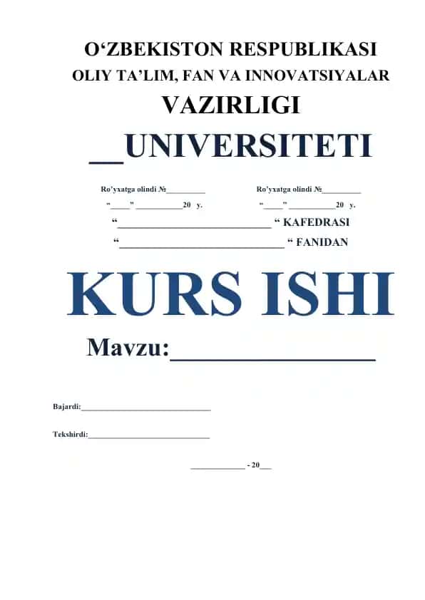 Iqtisodiy inqiroz va uning oqibatlari haqida kurs ishi