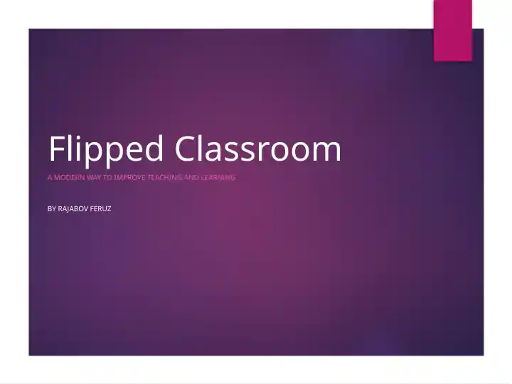 Flipped Classroom