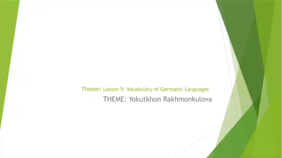 Germanic Alphabets