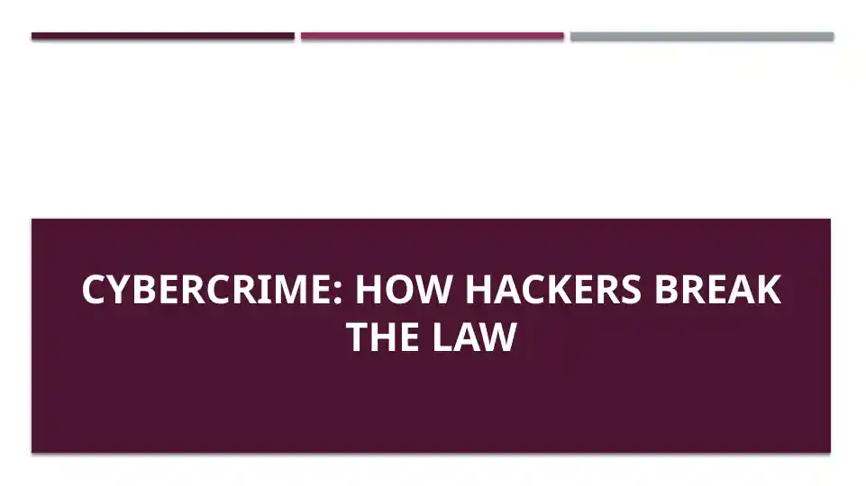 Cybercrime: How hackers break the law