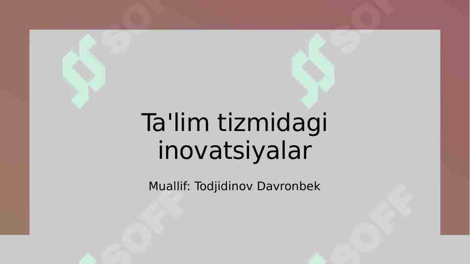 Product slide 1
