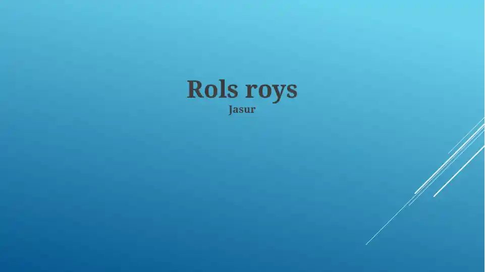 Rolls Royce