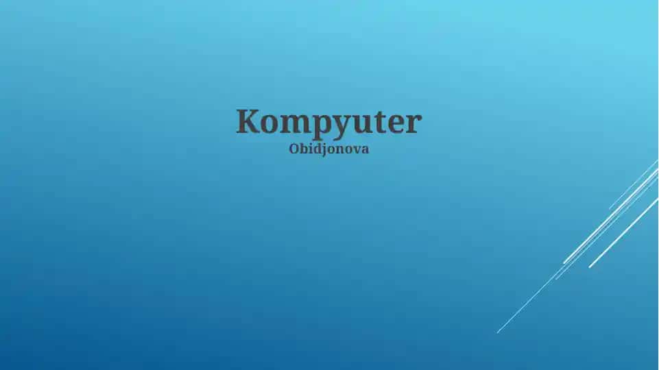 Kompyuter