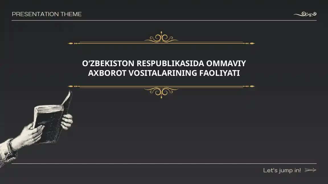 OʻZBEKISTON RESPUBLIKASIDA OMMAVIY AXBOROT VOSITALARINING FAOLIYATI