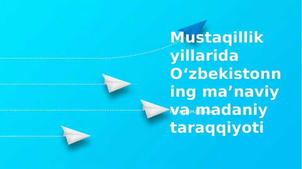 Islom merosi tiklanishi