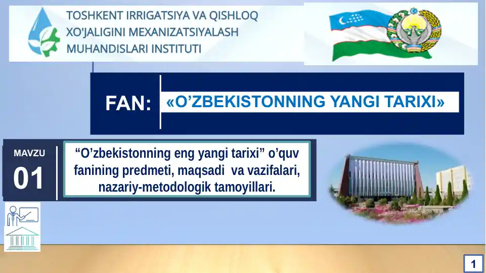 O’zbekistonning eng yangi tarixi