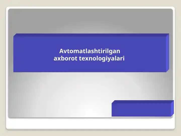 Product slide 1