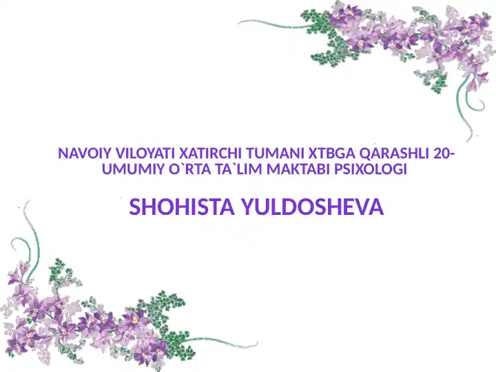 O`yin bilan davolanamiz