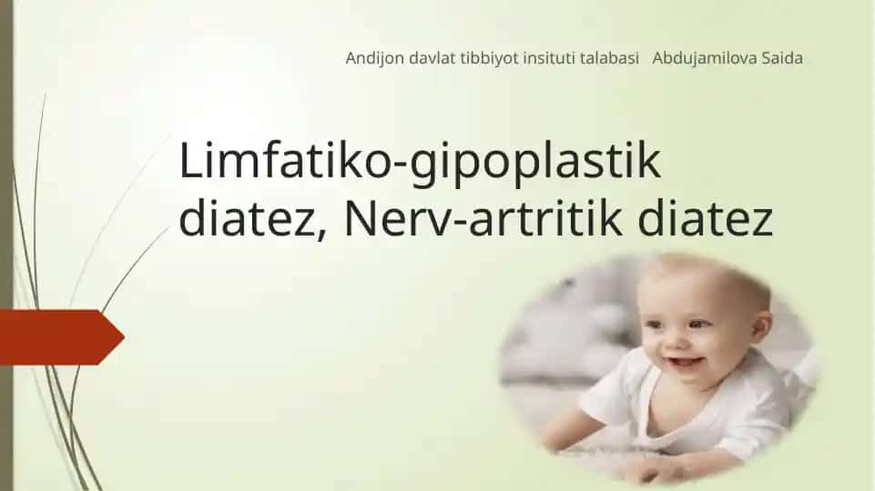 Limfatiko-gipoplastik diatez, Nerv-artritik diatez