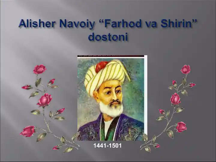 Alisher Navoiy “Farhod va Shirin”