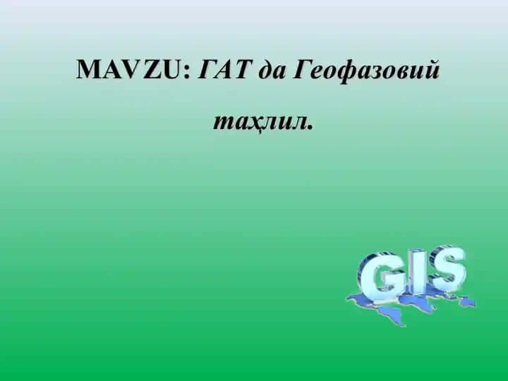 Geofazoviy tahlil