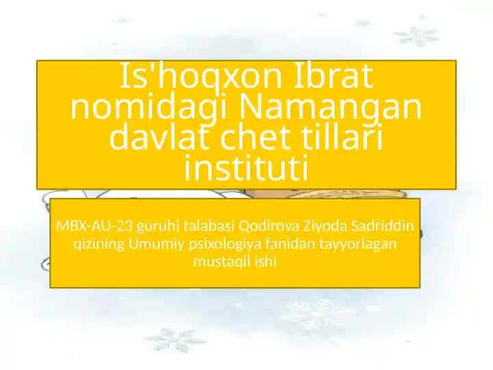 Psixologiya fanining maqsad va vazifalari