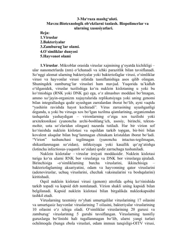 Viruslar