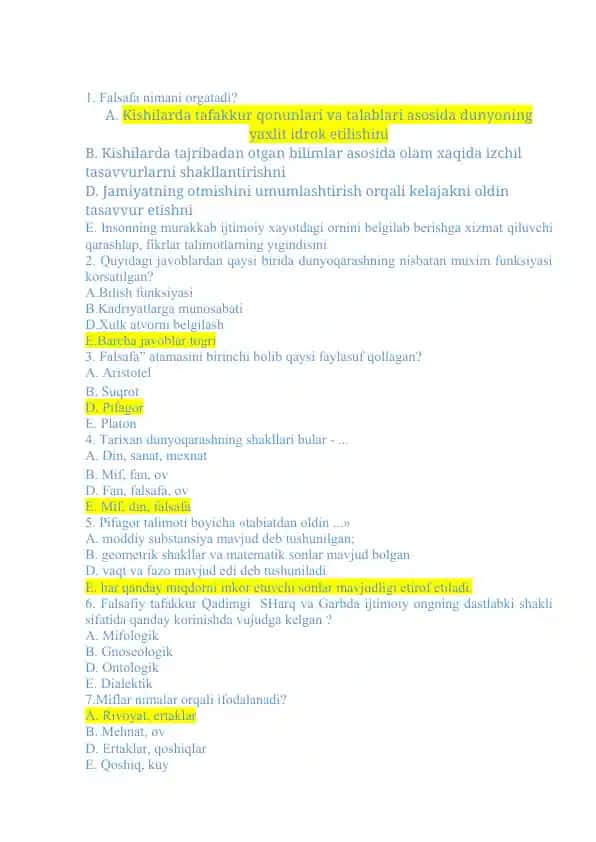 Falsafiy Tafakkur