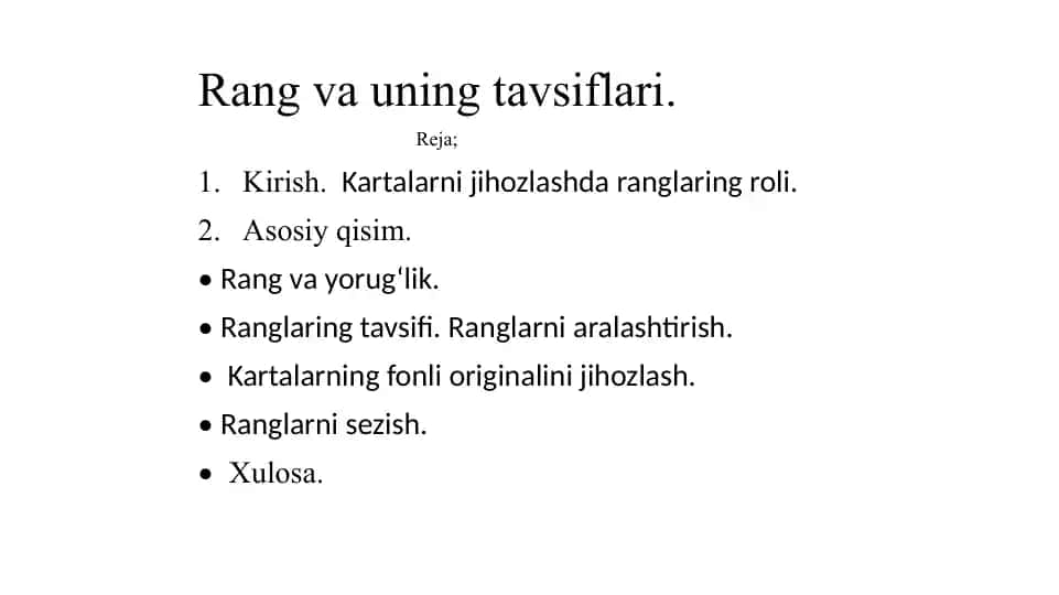 Rangvaunin tavsiflari