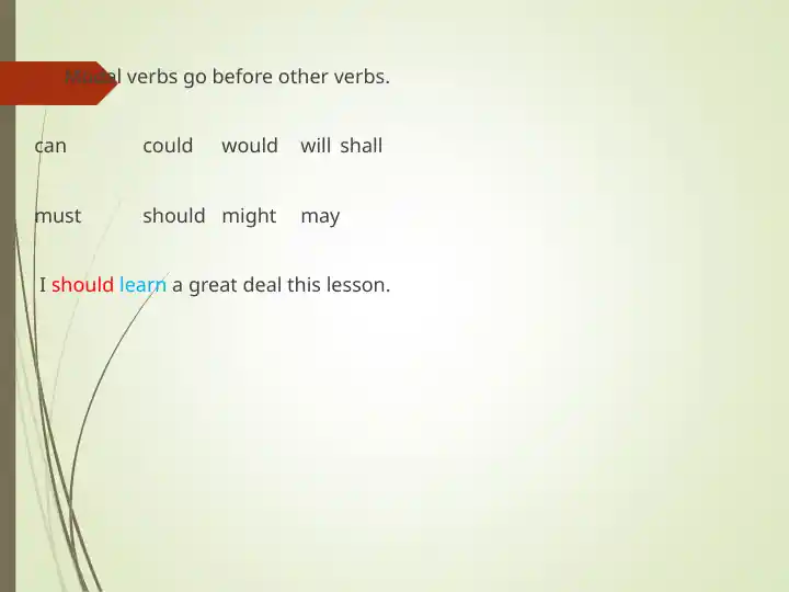 Modal verbs