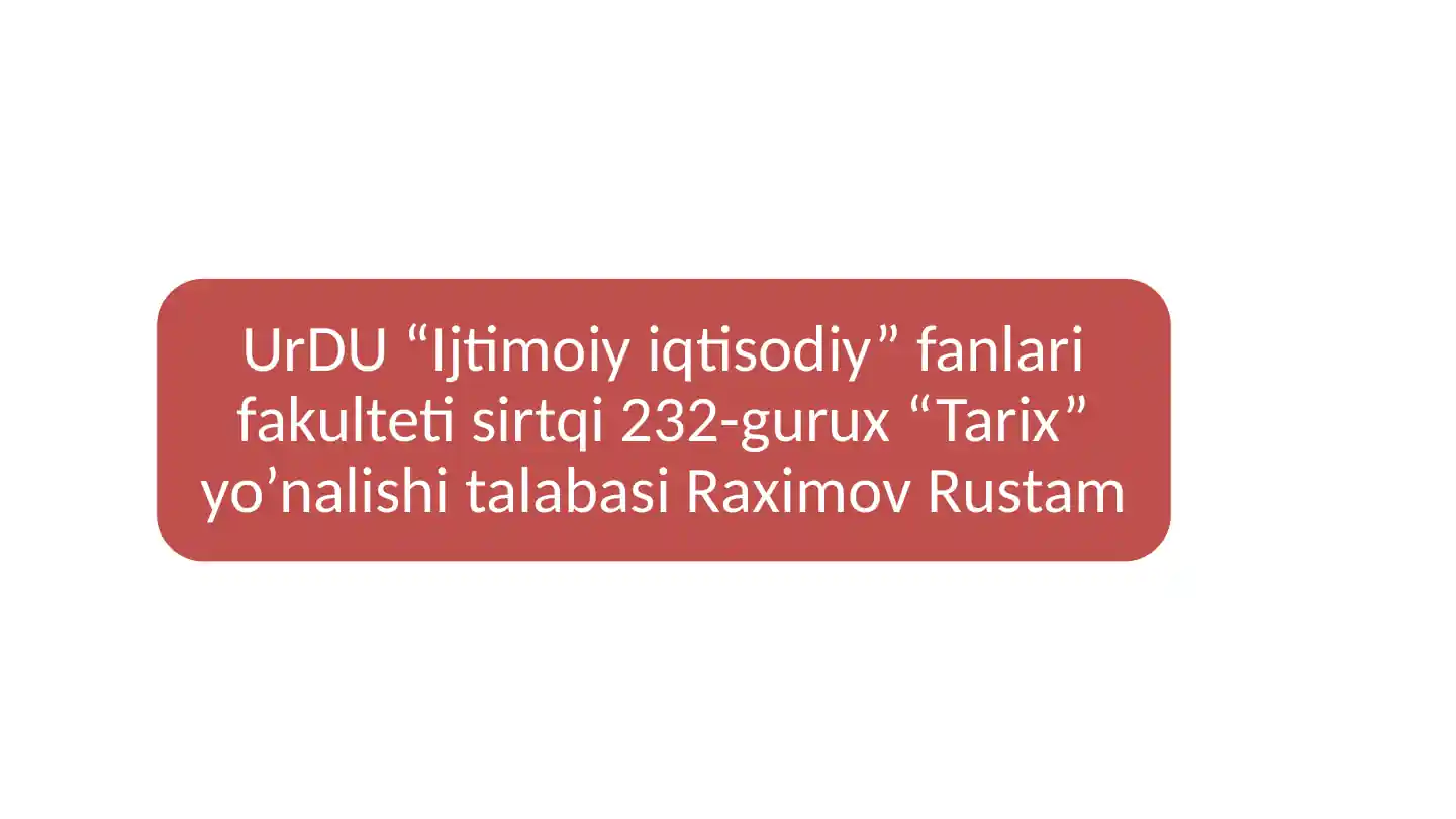 Kichik Virtual Muzey Loyihasi