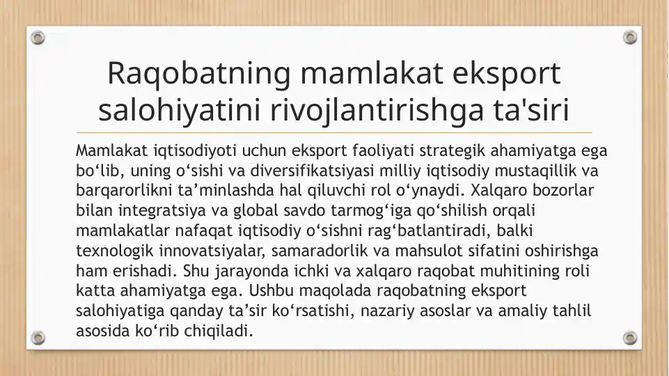 Product slide 1