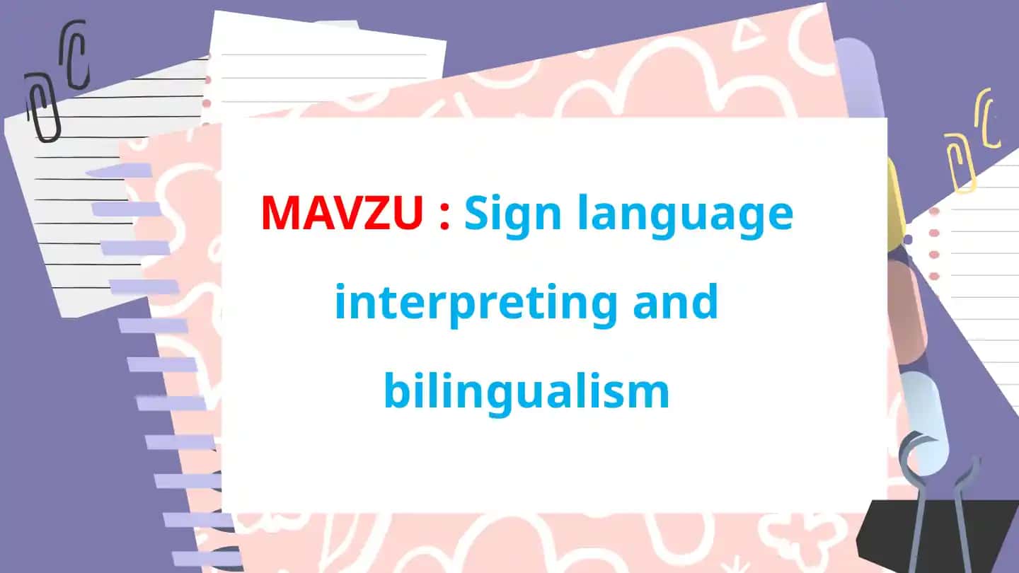 Sign language interpreting and bilingualism