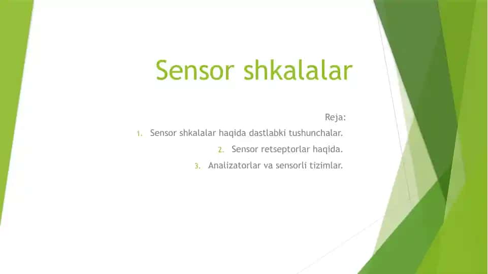 Sensor shkalalar
