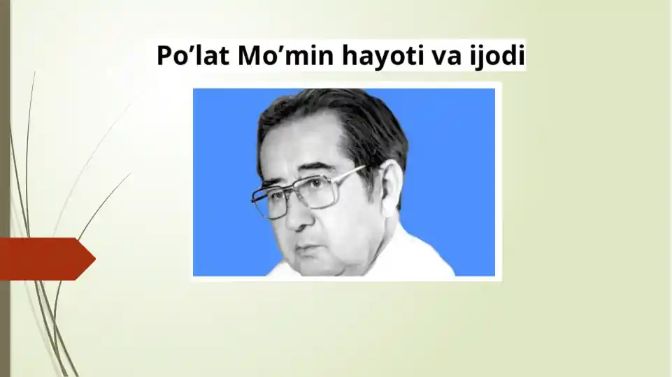 Po’lat Mo’min tarjimai holi