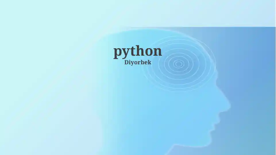 Python Dasturlash Tilining Asosiy Xususiyatlari