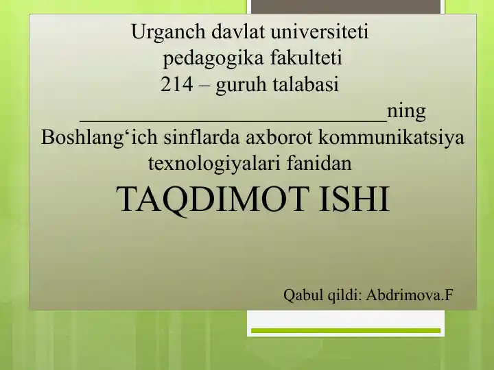 Product slide 1