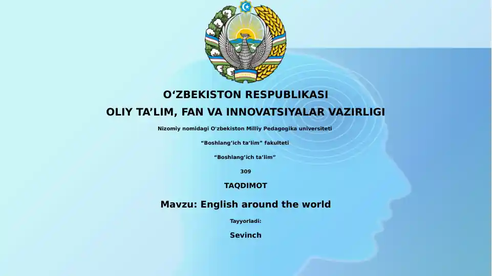 English around the world