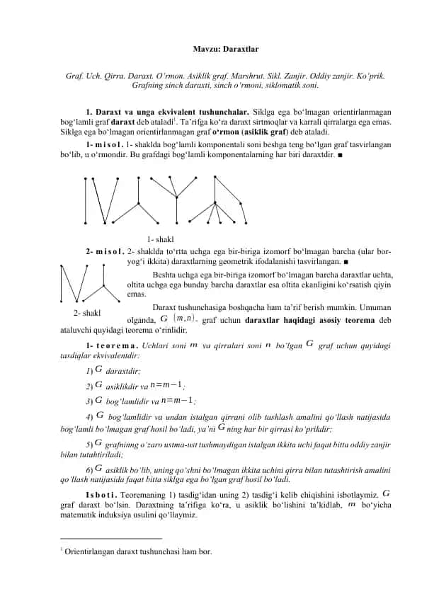 Daraxtlar