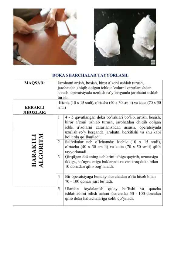 Ginekologik tekshiruv usullari va tayyorgarlik