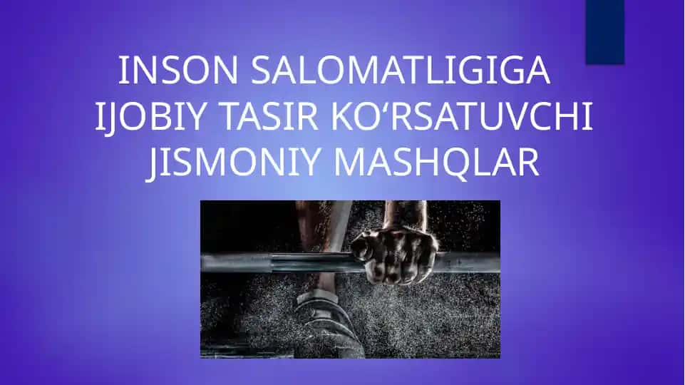 Jismoniy mashqlar