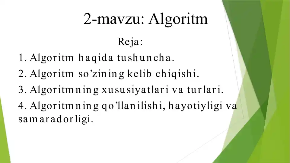 Algoritm