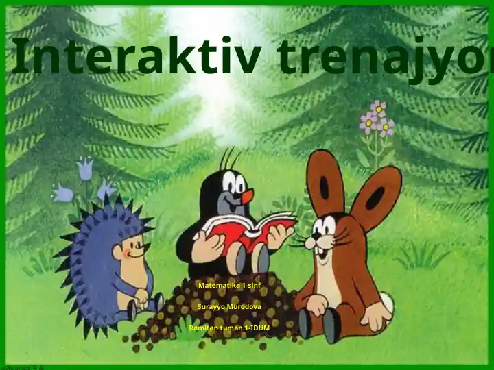 Matematika 1-sinf