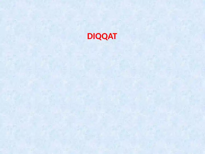 Diqqat