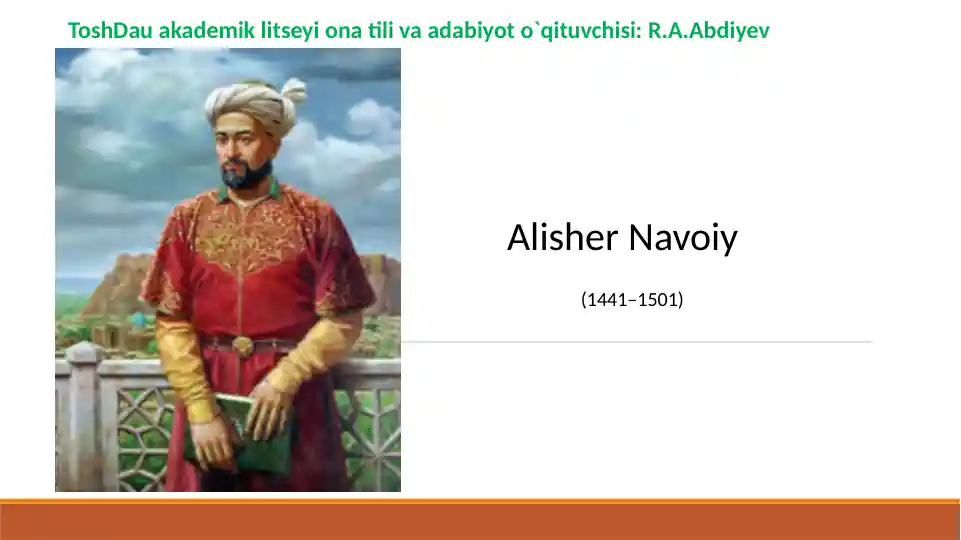 Alisher Navoiy